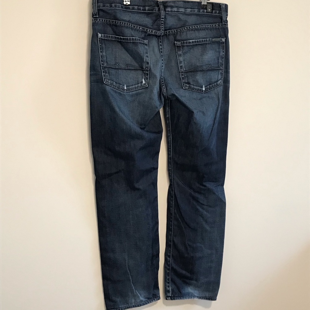 7 for all Mankind "Slimmy Jean" Dark Wash Size 34 - Picture 7 of 12